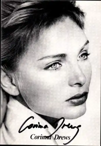 Ak Schauspielerin Corinna Drews, Portrait, Autogramm