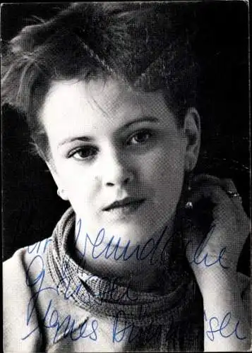 Ak Schauspielerin Agnes Dünneisers, Portrait, Autogramm