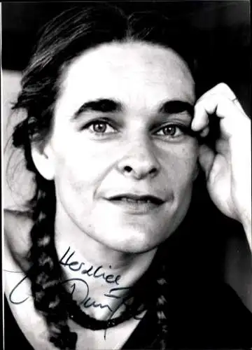 Ak Schauspielerin Crescentia Dünßer, Portrait, Autogramm