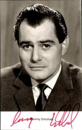 Ak Journalist Sammy Drechsel, Portrait, Autogramm