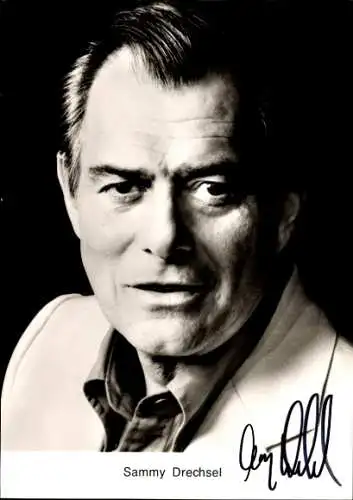 Ak Journalist Sammy Drechsel, Portrait, Autogramm