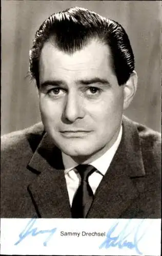 Ak Journalist Sammy Drechsel, Portrait, Autogramm