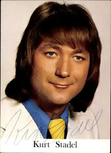 Ak Schauspieler Kurt Stadel, Portrait, Autogramm