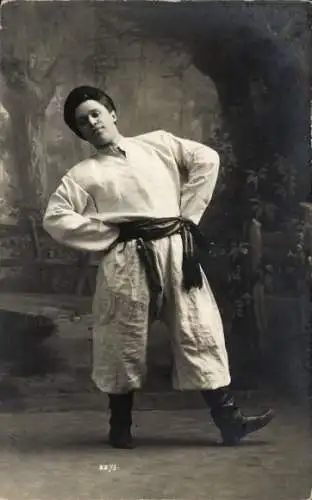 Foto Ak russischer Opernsänger Dmitri Alexejewitsch Smirnow