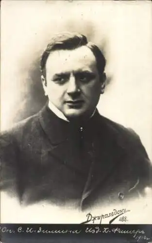 Foto Ak Opernsänger Eugenio Giraldoni