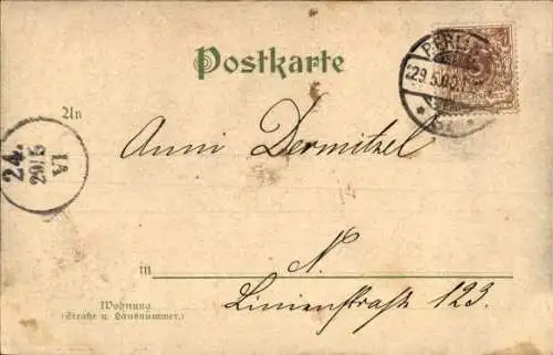 Ak Berlin Mitte, Jannowitzbrücke, Eisenbahn