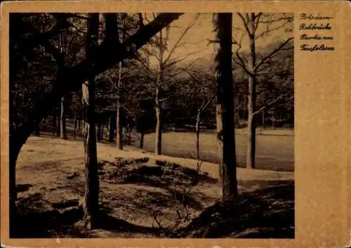 Ak Potsdam, Rehbrücke, Am Teufelssee