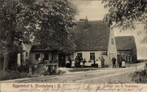 Ak Eggersdorf Müncheberg in der Mark, Gasthof von C. Saarmann