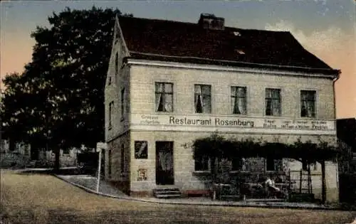 Ak Buckow in der Märkischen Schweiz, Restaurant zur Rosenburg