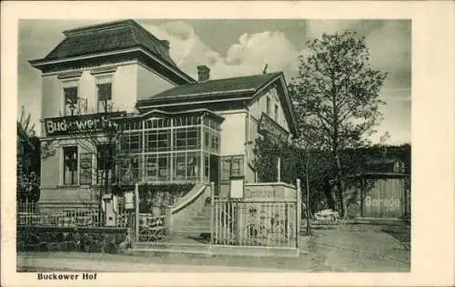 Ak Buckow in der Märkischen Schweiz, Buckower Hof