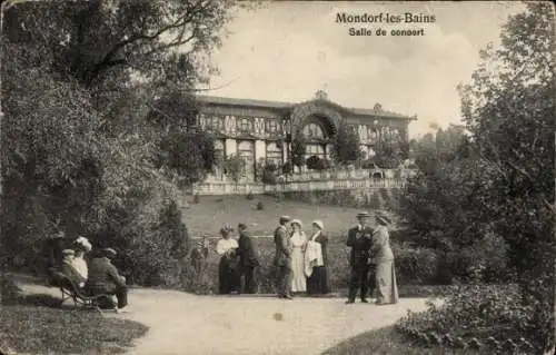 Ak Mondorf les Bains Bad Mondorf Luxemburg, Konzertsaal