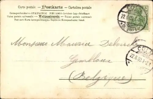 Ak Köln am Rhein, Deutscher Ring, Springbrunnen