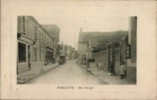 Ak Marlotte Seine et Marne, Rue Mürger