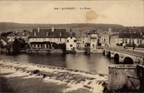 Ak Quingey Doubs, Brücke