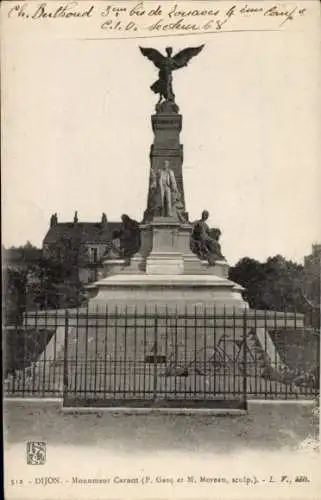 Ak Dijon Côte d'Or, Monument Carnot