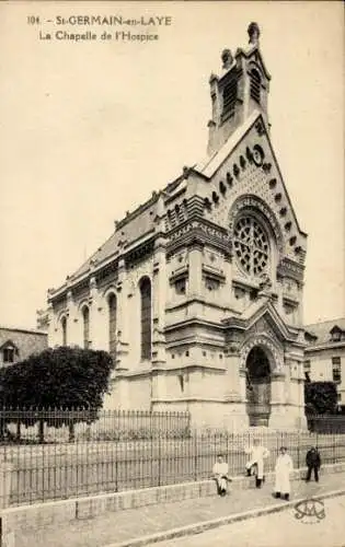 Ak Saint Germain en Laye Yvelines, Chapelle de Hospice