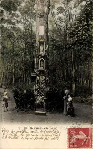 Ak Saint Germain en Laye Yvelines, Foret, Monument