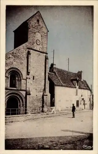 Ak Villennes sur Seine Yvelines, Eglise