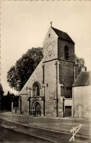 Ak Villennes sur Seine Yvelines, Eglise