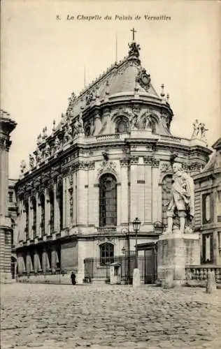 Ak Versailles Yvelines, Chapelle du Palais