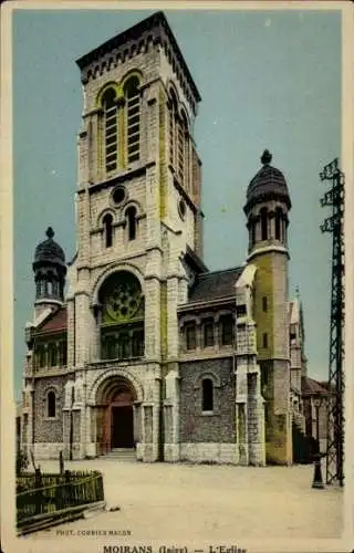 Ak Moirans Isère, Kirche