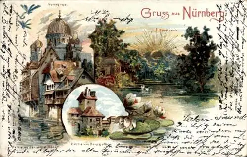 Sonnenschein Litho Nürnberg in Mittelfranken, Synagoge