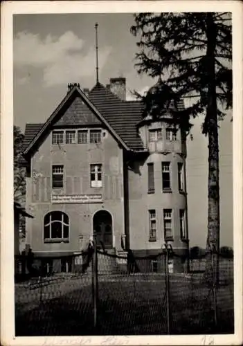 Ak Groß Köris im Kreis Dahme Spreewald, ATG-Schule, Am Karbuschsee