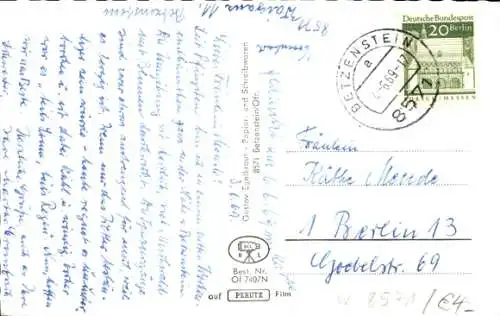 Ak Betzenstein in Oberfranken, Teilansicht