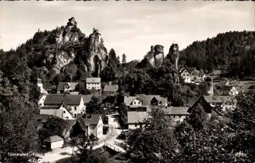 Ak Tüchersfeld Pottenstein Oberfranken, Teilansicht