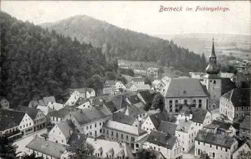 Ak Bad Berneck im Fichtelgebirge Oberfranken, Gesamtansicht