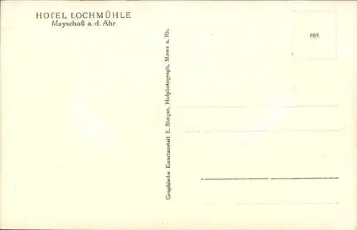 Ak Mayschoß an der Ahr, Hotel Lochmühle
