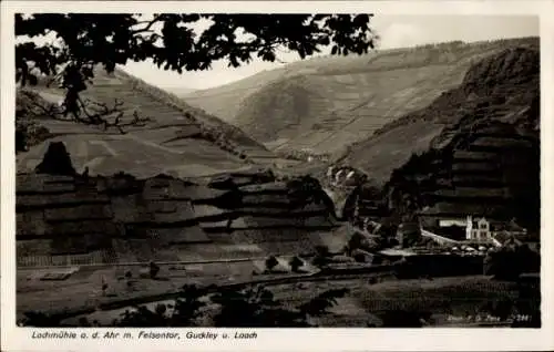 Ak Mayschoß an der Ahr, Lochmühle, Guckley, Felsentor, Laach