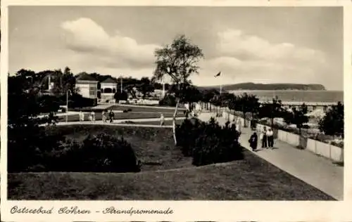 Ak Ostseebad Göhren auf Rügen, Strandpromenade