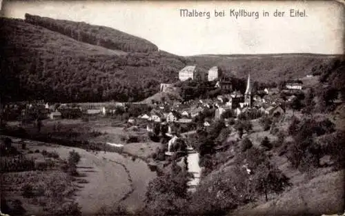 Ak Malberg in der Eifel, Gesamtansicht