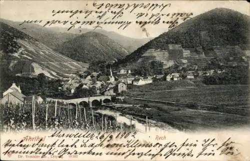 Ak Rech an der Ahr, Panorama