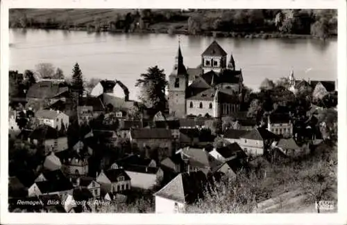 Ak Remagen am Rhein, Teilansicht
