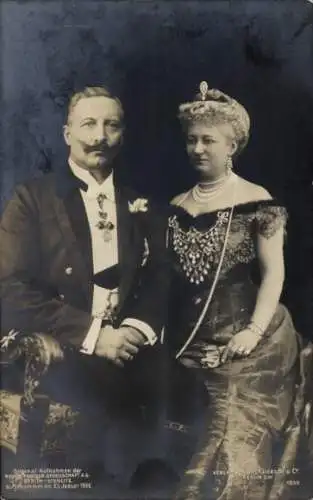 Ak Kaiser Wilhelm II, Kaiserin Auguste Viktoria, Portrait