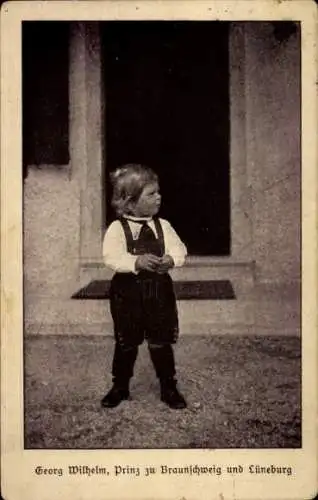 Ak Georg Wilhelm, Prinz zu Braunschweig und Lüneburg, Kinderportrait