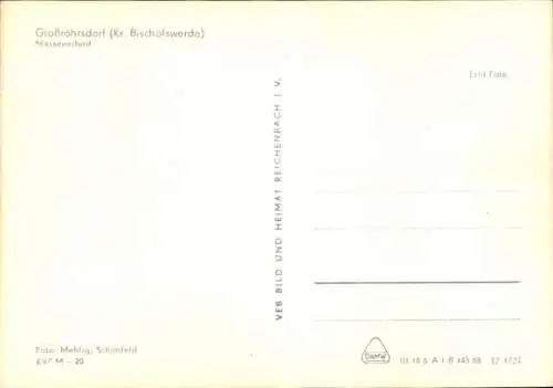 Ak Großröhrsdorf in Sachsen, Masseneibad, Terrasse, Badegäste