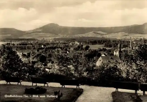 Ak Großschönau in der Oberlausitz Sachsen, Panorama vom Hutberg