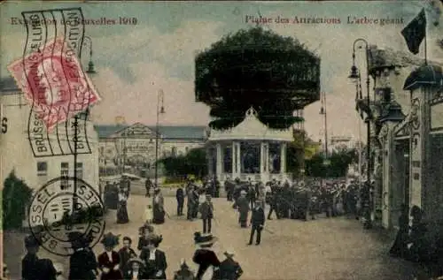 Ak Brüssel Brüssel, Ausstellung 1910, Plaine des Attractions