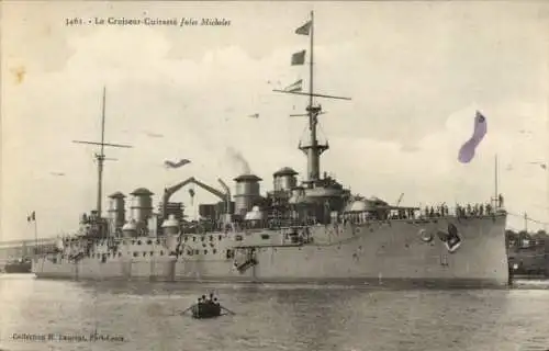 Ak Französisches Kriegsschiff Jules Michelet