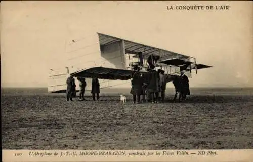 Ak-Doppeldeckerflugzeug von Moore Brabazon, gebaut von den Voisin Brothers