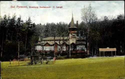 Ak Bad Pyrmont in Niedersachsen, Bomberg Restaurant