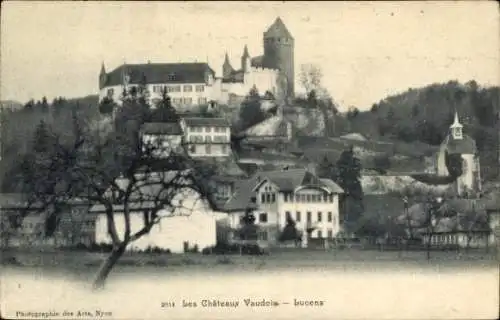 Ak Lucens Kanton Waadt, Château Vaudois