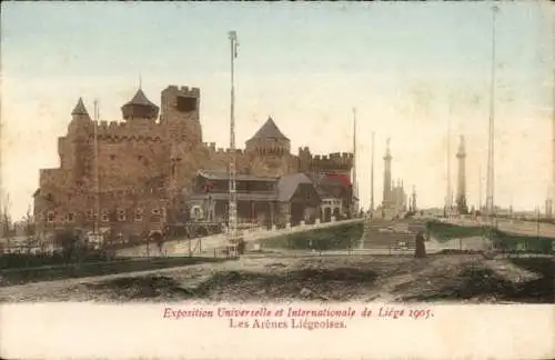 Ak Lüttich Lüttich Wallonien, Les Arenes Liegeoises, Weltausstellung 1905