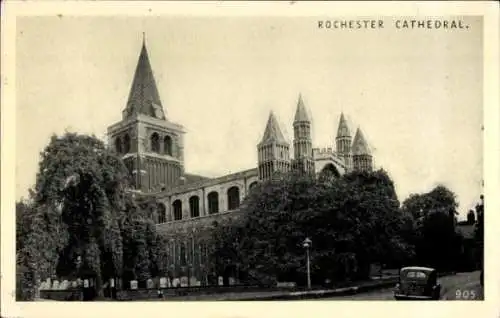 Ak Rochester Südostengland, Kathedrale