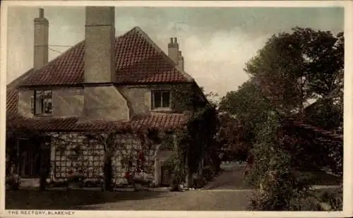 Ak Blakeney Norfolk England, Das Pfarrhaus