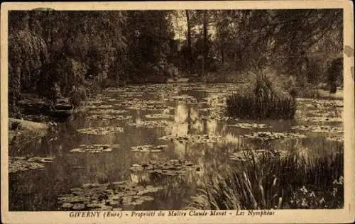 23  Ansichtskarten Giverny Eure, verschiedene Ansichten