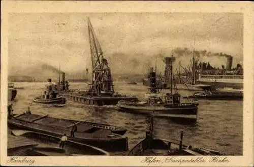 Set von 12 AK Hamburg, verschiedene Ansichten
